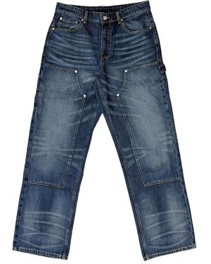 Babylon LA Double-Knee Jeans - Blue