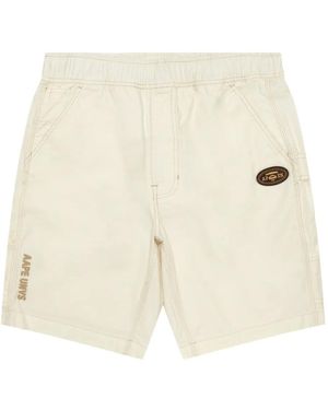 Aape By A Bathing Ape Short À Patch Logo - Neutre
