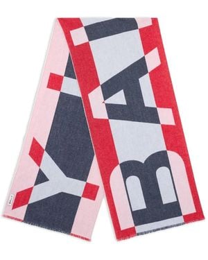 Bally Sciarpa Con Logo - Bianco
