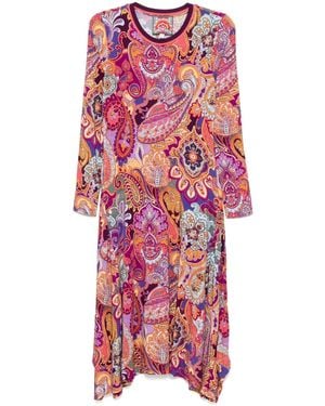 Johnny Was Asymmetrisches The Janie Kleid - Rot