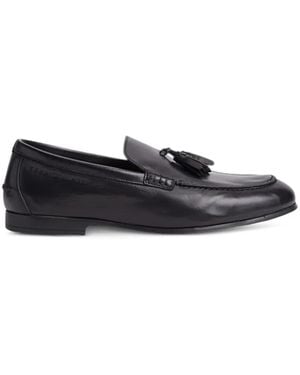 Tommy Hilfiger Tassel-Detail Leather Loafers - White