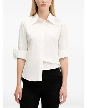 Desigual Chemise Broidflo À Broderies - White