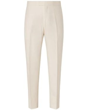 ZEGNA Oasi Lino Trousers - Natural