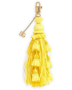 Dolce & Gabbana Llavero Con Borla - Amarillo