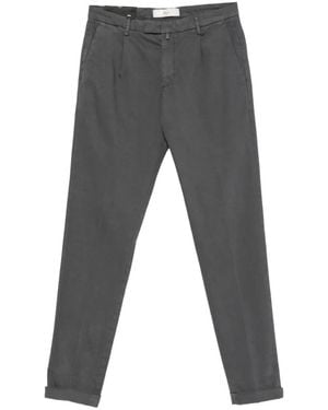 Briglia 1949 Pleated Tapered Trousers - Grey