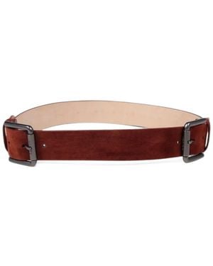 Max Mara Suede Belt - Brown
