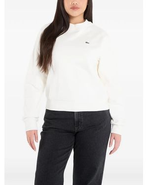 Lacoste Cotton Sweatshirt - White