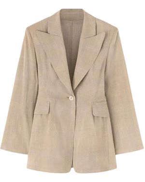 Ermanno Scervino Blazer À Simple Boutonnage - Natural