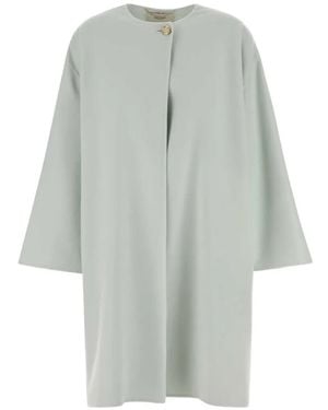 Agnona Abrigo Con Botones - Gris