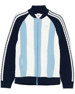 adidas Archive Cutline Knit Track Top - Blau