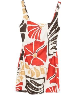 SIR. Julietta Square-Neck Mini Dress - Red