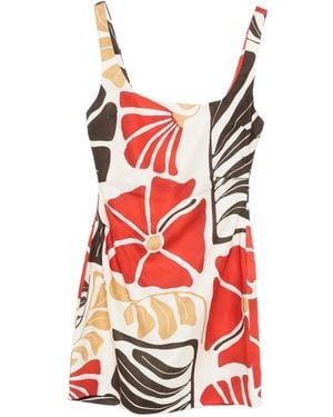 SIR. Julietta Square-Neck Mini Dress - Red