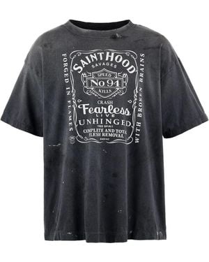 Neighborhood コットン Tシャツ - ブラック