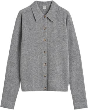 TOTEME Kasjmier Vest Met Knopen - Grijs