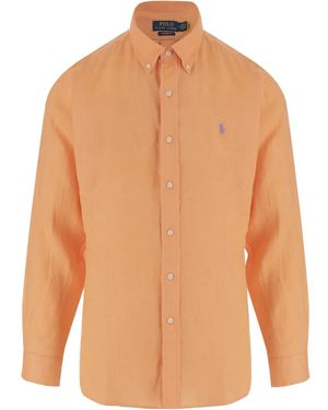 Polo Ralph Lauren リネンシャツ - ブラウン
