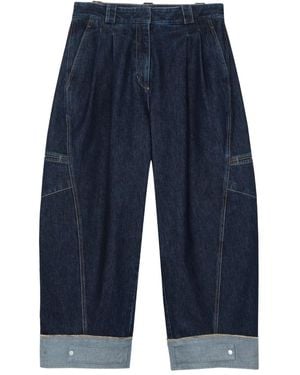 3.1 Phillip Lim Jeans Met Vlakken - Blauw
