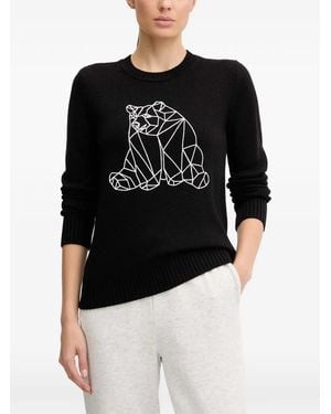 EA7 Pull En Laine - Black