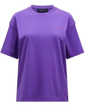 Peak Performance Logo-Print T-Shirt - Purple