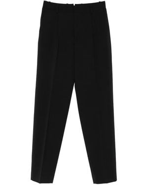 Cellar Door Pleated Trousers - Black