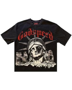 Godspeed Camiseta R.O.M.E. Con Motivo Gráfico - Negro