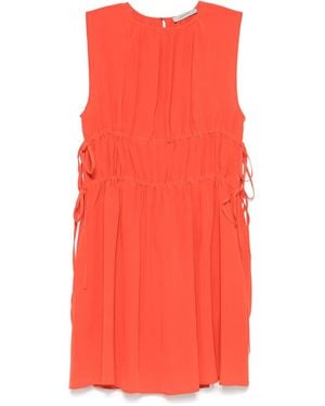 Asceno Robe Como À Coupe Courte - Red