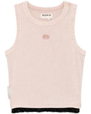 Musium Div. Rib Tank Top - Pink
