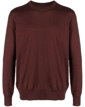 Jil Sander ファインニット セーター - ブラウン