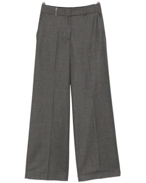 Peserico Pinstripe Tailored Pants - Grey