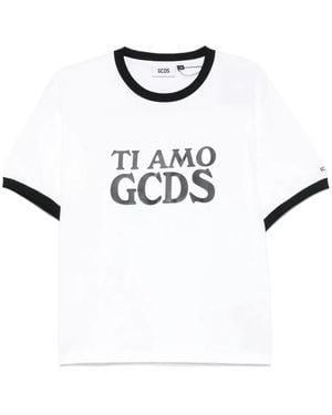 Gcds Ti Amo T-Shirt - White