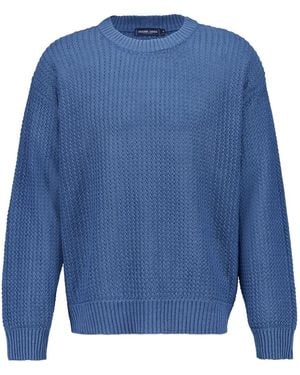 Frescobol Carioca Jersey con cuello redondo - Azul