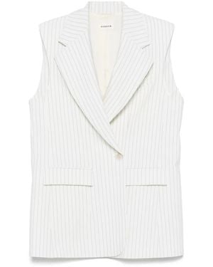 P.A.R.O.S.H. Libra Waistcoat - White