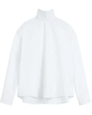Givenchy Stehkragen-Hemd Mit Latz - Weiß