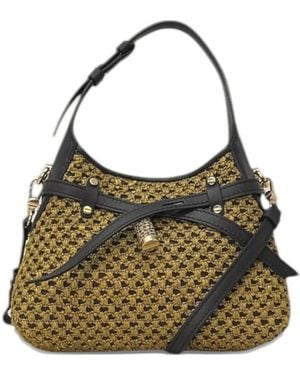 Borbonese Mini Halo Shoulder Bag - Yellow