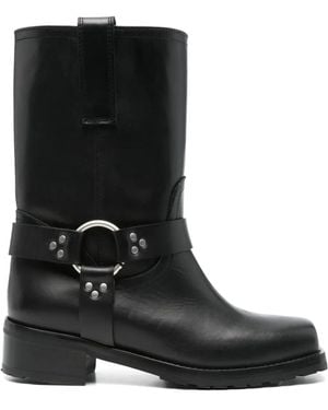 Sonora Boots 40Mm Dallas Biker Boots - Black