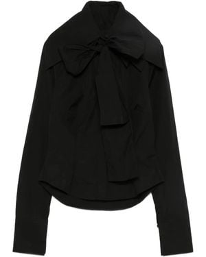 Viktor & Rolf Camisa con detalle de lazo - Negro