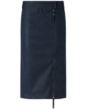 Pinko Midirock Mit Reißverschluss - Blau