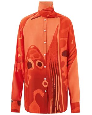 Ferragamo Camicia - Rosso