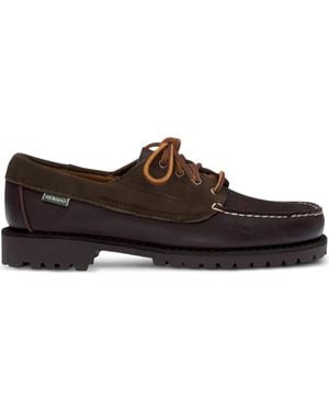 Sebago Askook Lug Lace-up Derby Shoes - Brown