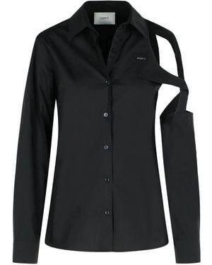 Coperni Logo Cutout Shirt - Black