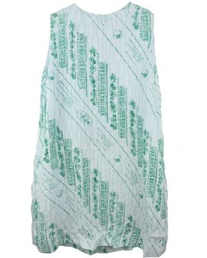 Jil Sander Graphic Print Dress - Blue