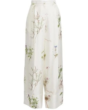 Erdem シルク パンツ - ホワイト