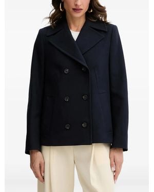 BOSS Double-Breasted Coat - Black