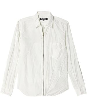 COMME DES GARÇON BLACK Crease-Effect Shirt - White