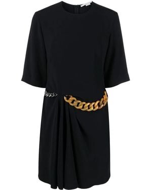Stella McCartney Drapiertes Minikleid - Schwarz