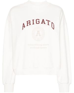 Axel Arigato Arigato University Organic-Cotton Sweatshirt - White
