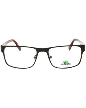 Lacoste Rectangle-Frame Glasses - Black