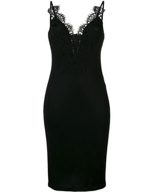 Givenchy Lace Trim Camisole Dress - Black