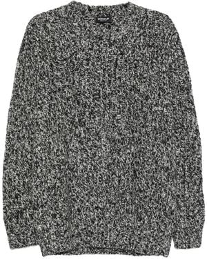 Dondup Marl-Knit Crew-Neck Sweater - Gray