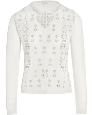 Giambattista Valli Embroidered Cashmere Jumper - White