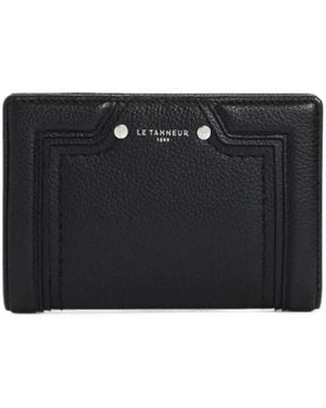 Le Tanneur Grained Leather Wallet - Black